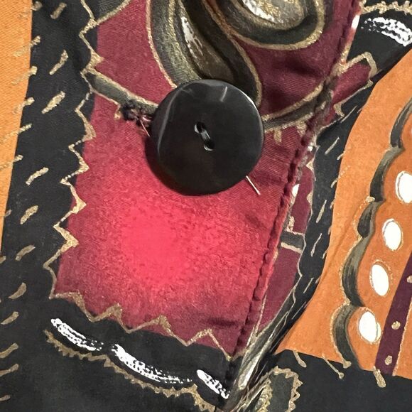 Kensington Square Vintage Women's Blazer Made in USA Brown Single Button Size 3X - Picture 4 of 13